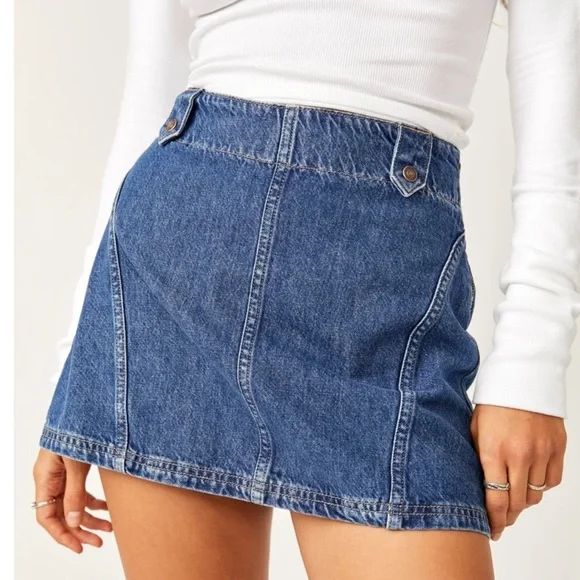 We The Free - Free People Runaway Mini Skirt - Picture 1 of 4